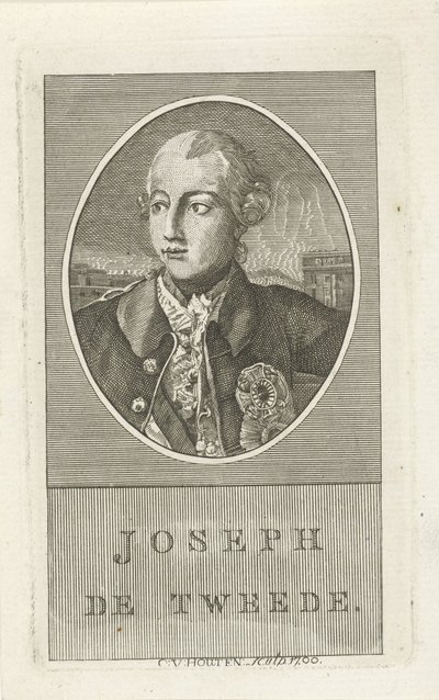 Portræt af Joseph II, tysk kejser af Christiaan van Houten