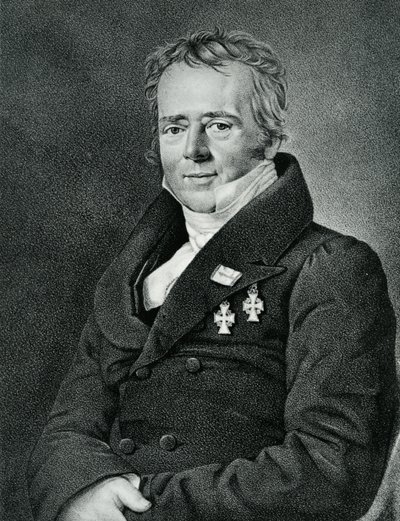 Hans Christian Ørsted, graveret af Kaufmann af Christian Albrecht Jensen