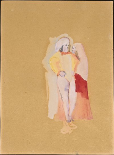 Parret (gouache og akvarel på papir) af Christian Bérard