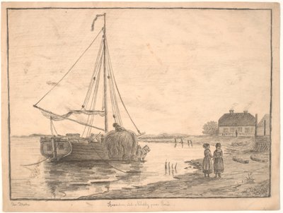 Stranden ved Nordby på Fanø af Christian Blache