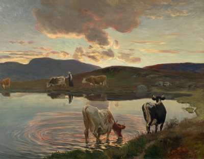 Efter solnedgang af Christian Eriksen Skredsvig