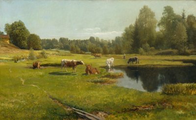 Sommermorgen, Stabekk af Christian Eriksen Skredsvig