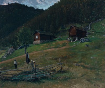 Vinje fødeby, Telemark af Christian Eriksen Skredsvig