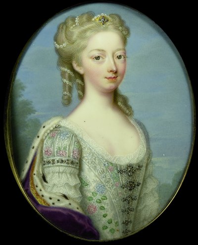 Anna, prinsesse af Hannover (1709-59), hustru til William IV, prins af Orange-Nassau af Christian Friedrich Zincke