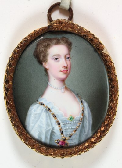 Lady Margaret Cavendish Holles Harley (emalje) af Christian Friedrich Zincke