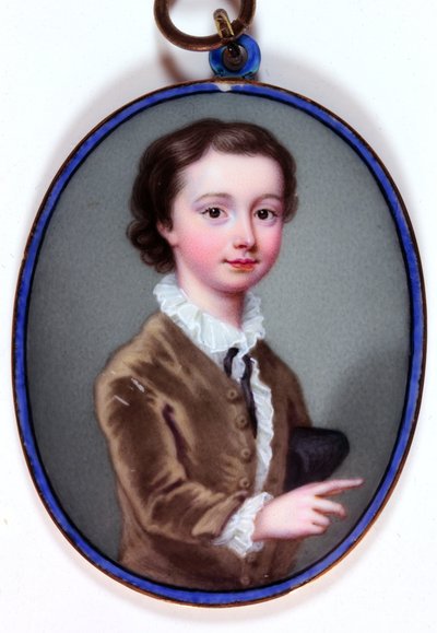 William Henry Cavendish Bentinck, markis af Titchfield, senere 3. hertug af Portland (emalje) af Christian Friedrich Zincke