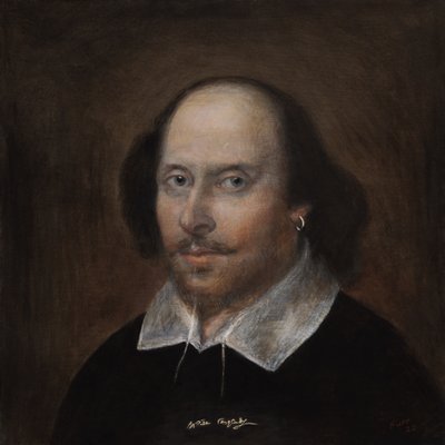 Shakespeare 2020 (olie på linned) af Christian Furr