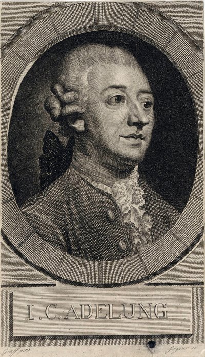 Johann Christoph Adelung 1732-1806. af Christian Gottlieb Geyser