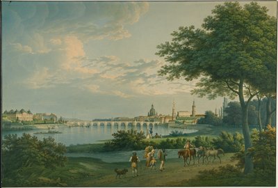 Udsigt over Dresden af Christian Gottlieb Hammer