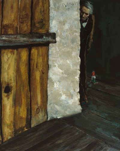 Erwartung (Bedstefar kommer) af Christian Krohg