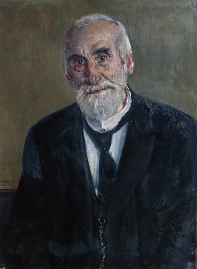 Mikael A Lund (Købmand i Sarpsborg 1831-1914) af Christian Krohg
