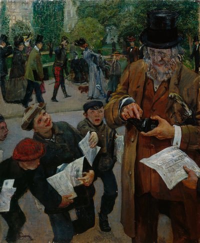 Avis drenge af Christian Krohg