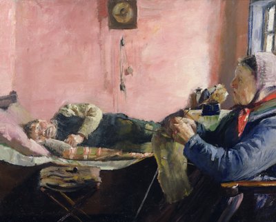 Niels Gaihedes eftermiddagslur af Christian Krohg