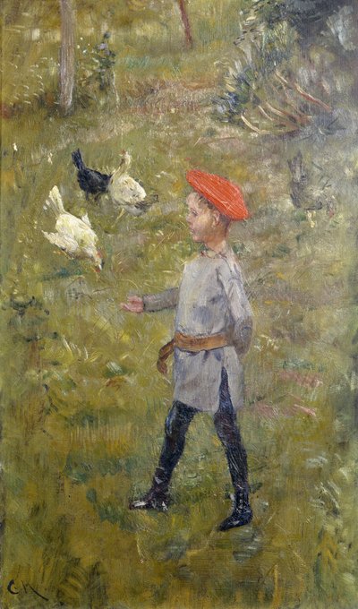 Per med hønsene, Hvitsten af Christian Krohg