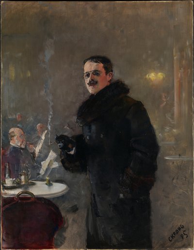 Portræt af Gerhard Munthe 1849-1929, 1885. af Christian Krohg
