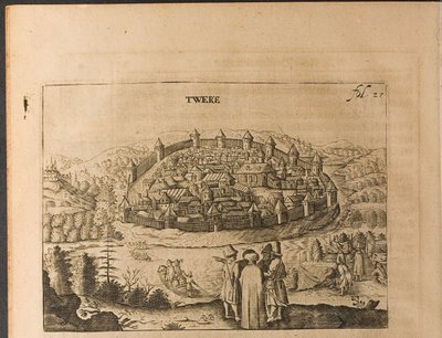 Tver Illustration fra Rejser til den store hertug af Muscovy og kongen af Persien af Adam Oleari af Christian Lorenzen Rothgiesser