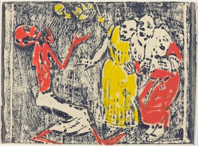 Død som jonglør, 19181919. af Christian Rohlfs