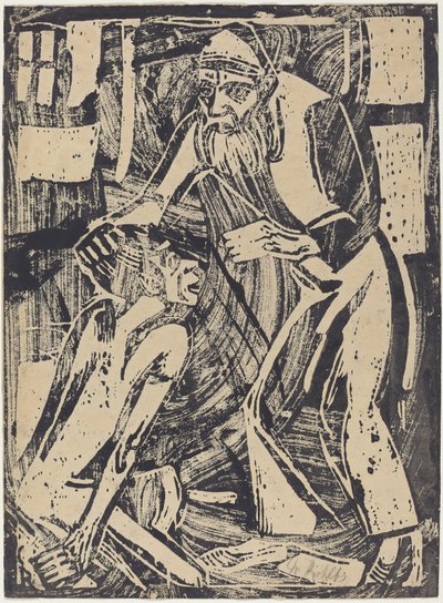 Return of the Prodigal Son, 1916. af Christian Rohlfs