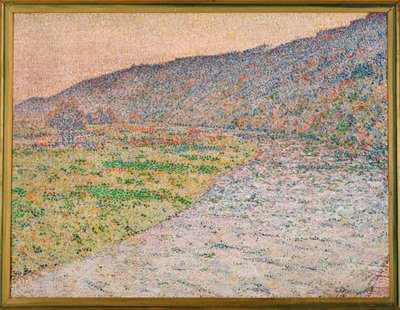 Ruhr-floden nær Herdecke (maleri på lærred) af Christian Rohlfs