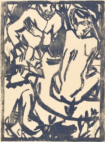 Susanna og de ældre, 19161917. af Christian Rohlfs