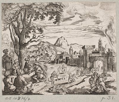 Illustration til Adam Olearius, "Persisk Rosenthal af en genial digter Schich Saadi […]", Slesvig 1660 af Christian Rothgiesser