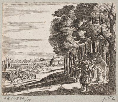 Illustration til Adam Olearius, "Persisk Rosenthal af en genial digter Schich Saadi […]", Slesvig 1660 af Christian Rothgiesser