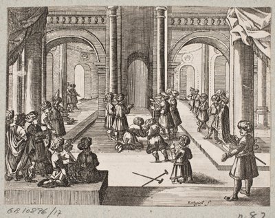 Illustration til Adam Olearius, "Persisk Rosenthal af en genial digter Schich Saadi […]", Slesvig 1660 af Christian Rothgiesser