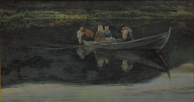 Midsommeraften i Norge af Christian Skredsvig