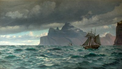 Cape North, Island, 1884 af Christian Vigilius Blache