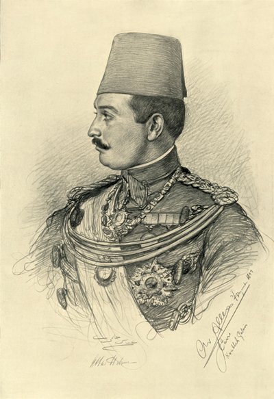 Abbas II Helmy Bey, Koubbeh Palace, Cairo, Egypten, 1898. af Christian Wilhelm Allers