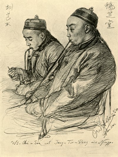 Wu-Chi-Sei og Jang-Tse-Dong fra Ningpo, af Christian Wilhelm Allers