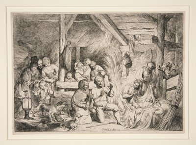 Tilbedelse af hyrderne af Christian Wilhelm Ernst Dietrich