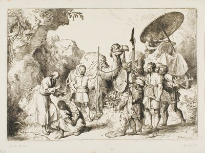 Dåb af kammerherren af dronning Candace af Etiopien af Christian Wilhelm Ernst Dietrich