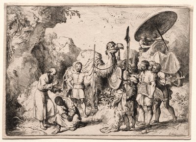 Diakon Filip døber evnukken af Christian Wilhelm Ernst Dietrich