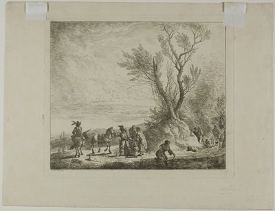 Wayfarers lejr af Christian Wilhelm Ernst Dietrich