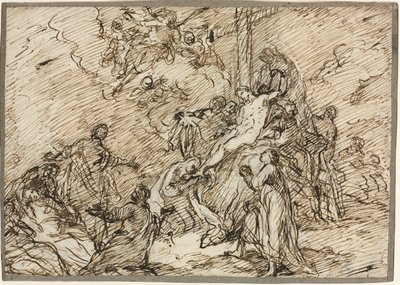 Deponeringen (recto) af Christian Wink