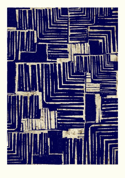 The Levels, 2022 (monoprint) af Christina Fedyk