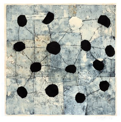 Union, 2017 (monotypi på papir) af Christina Fedyk