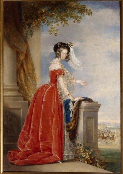 Portræt af kejserinde Alexandra Feodorovna, efter 1840 af Christina Robertson