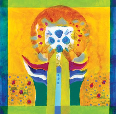 Protector, ca. 2009 (akryl på panel) af Christina Saj