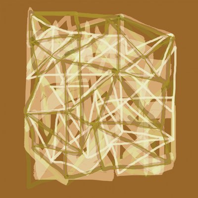 Abstrakte geometriske linjer af Christina Sillen