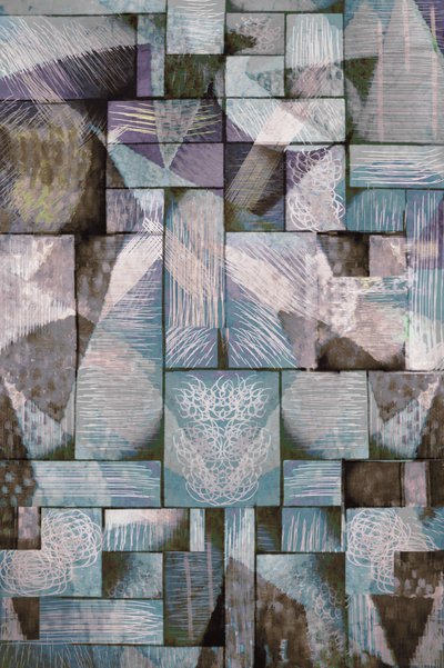 Abstrakt geometrisk ro af Christina Sillen