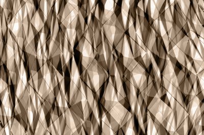 Abstrakt sepia-geometri af Christina Sillen
