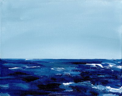 Deep Blue Horizon af Christine Lindstrom