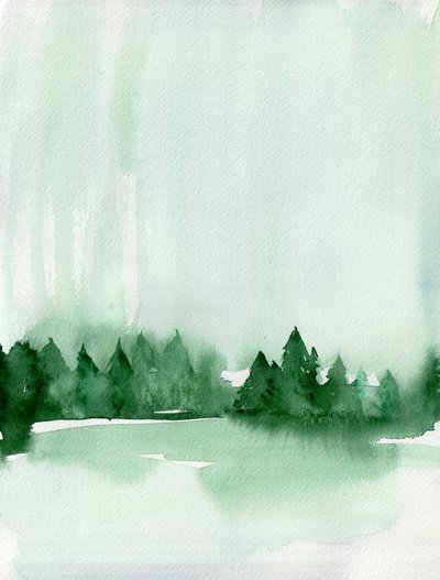 Tågeskovssøen af Christine Lindstrom