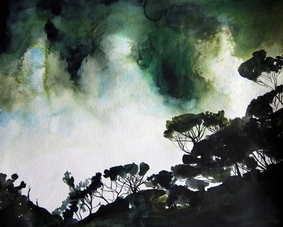 Stemningsfuld skysky af Christine Lindstrom