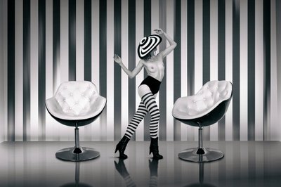 Elegante nude-striber af Christine von Diepenbroek