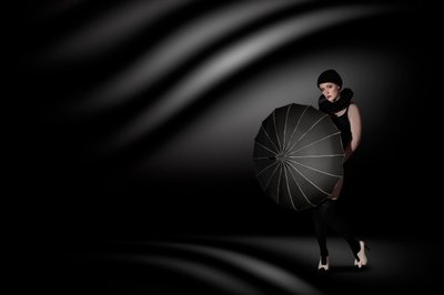Elegant dameparaply af Christine von Diepenbroek