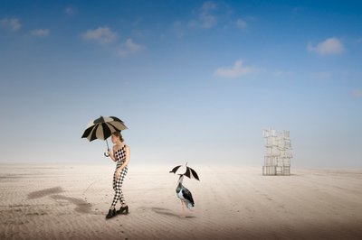 En surrealistisk vandretur i ørkenen af Christine von Diepenbroek