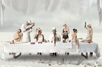 Et surrealistisk festmåltid af Christine von Diepenbroek